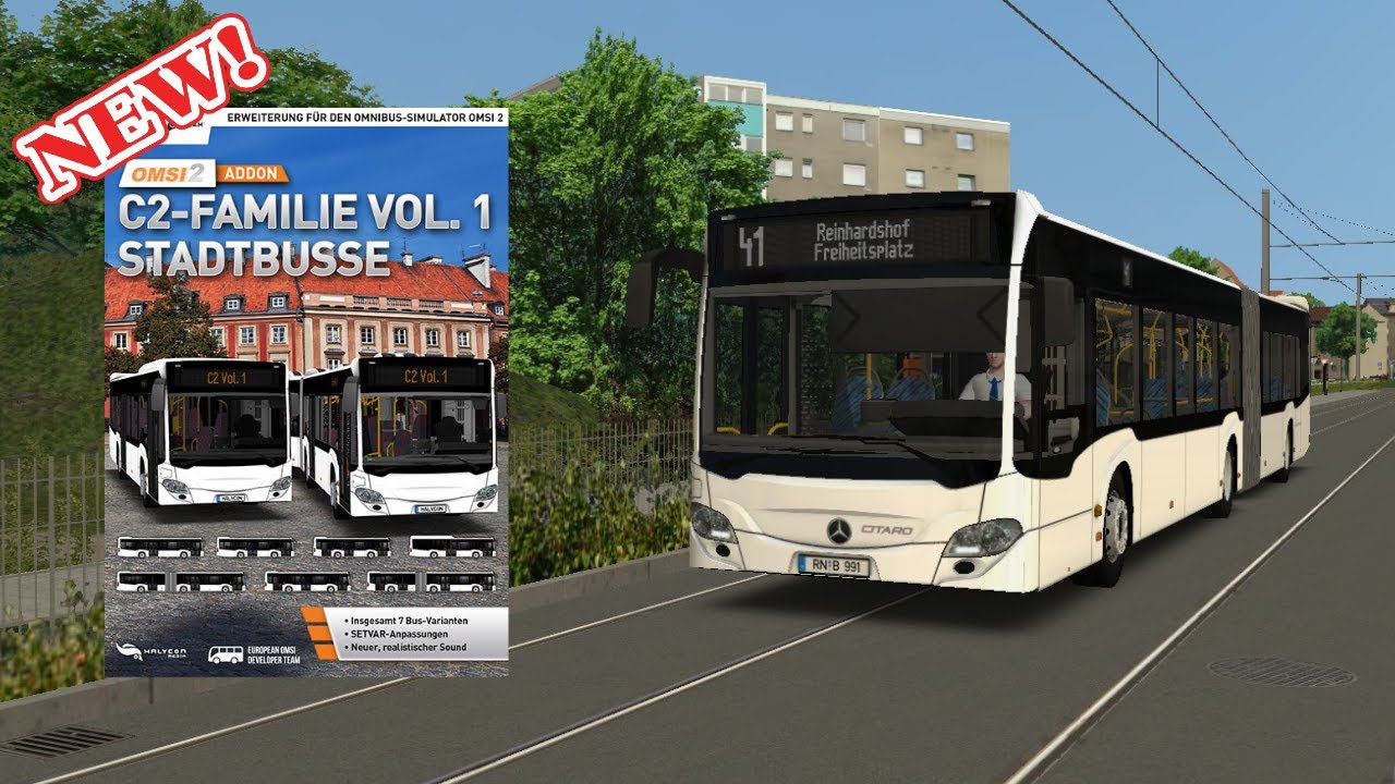 OMSI 2: Die NEUE C2 Stadtbusfamilie! #156 | PxlKiing