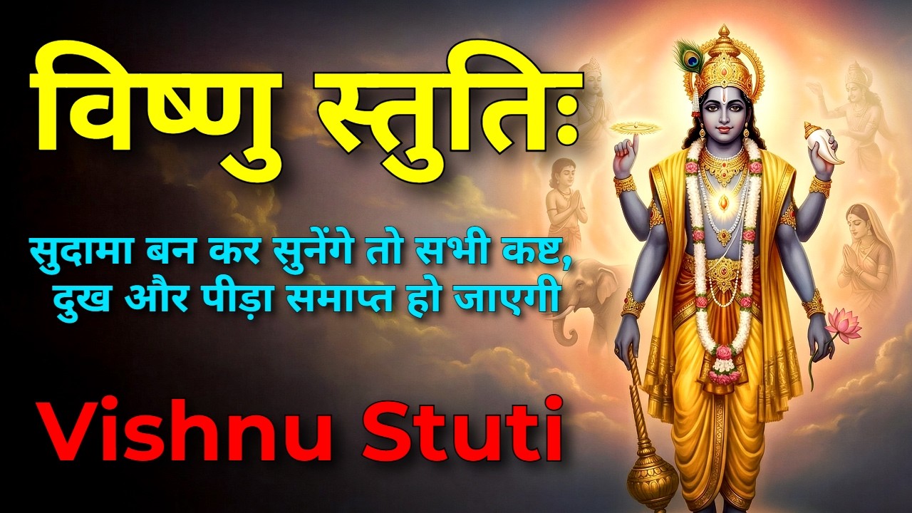 सभी कष्टों से मुक्ति के लिए | Powerful Vishnu Stuti for Crisis Relief | Divine Healing Mantra