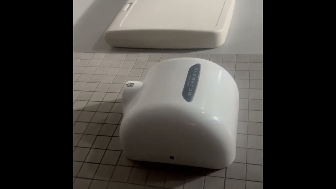 Excel dryer Xlerator at Bob’s Discount Furniture Crossroads Towne Center 