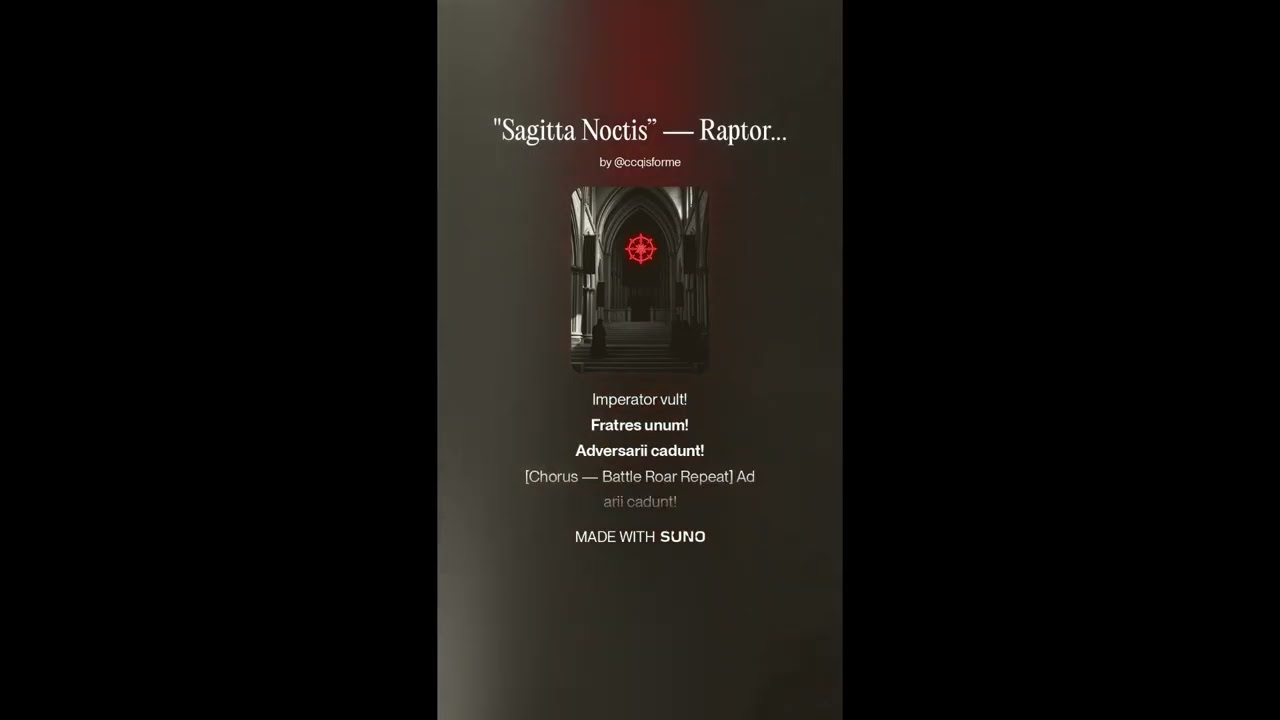 Sagitta Noctis (Raptors Battle Chant)