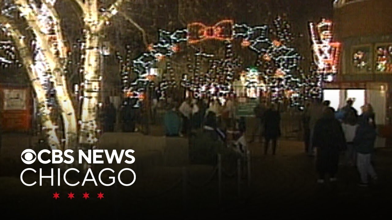 CBS Chicago Vault: The first Lincoln Park ZooLights set to a vintage credit roll