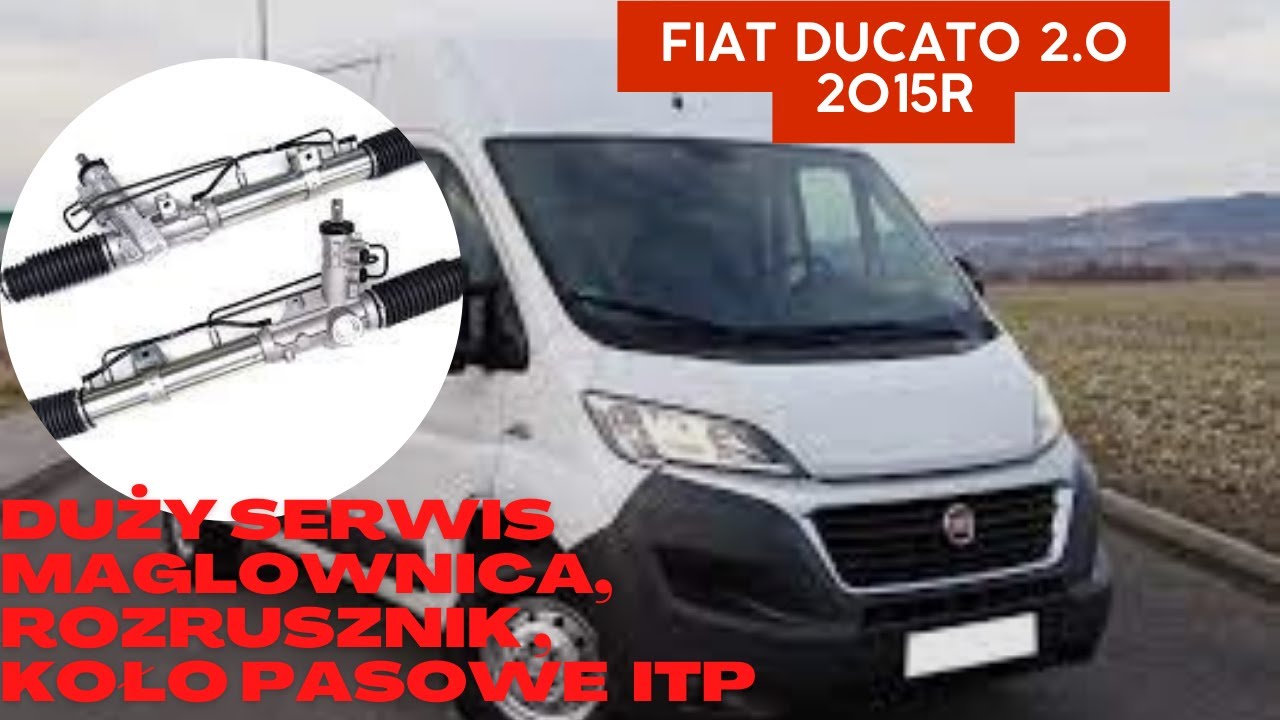 FIAT DUCATO 2.0 regeneracja maglownicy, koło pasowe, słaby ręczny itp / duży serwis.
