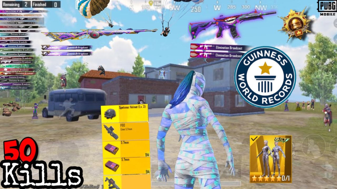 (PUBG MOBILE “GLOBAL) (Update 4.2)  😍🔥 (50 KILLS WORLD RECORD GAMEPLAY) 🫨🥶   #pubgmobile #50kills 