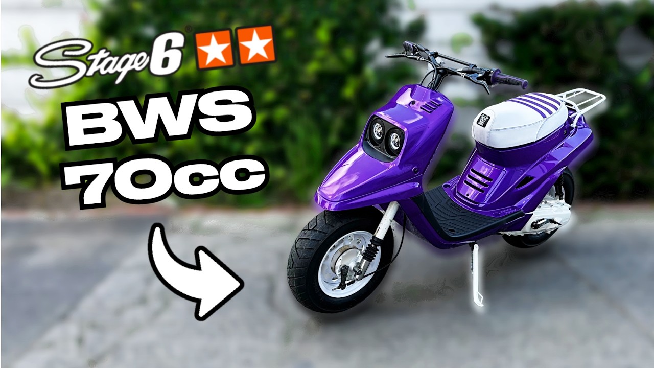 Stage6 BWS 70cc Gets a Fresh Look with STR8 Body Kit & Custom Zumin Zuma Headlight | Part 6