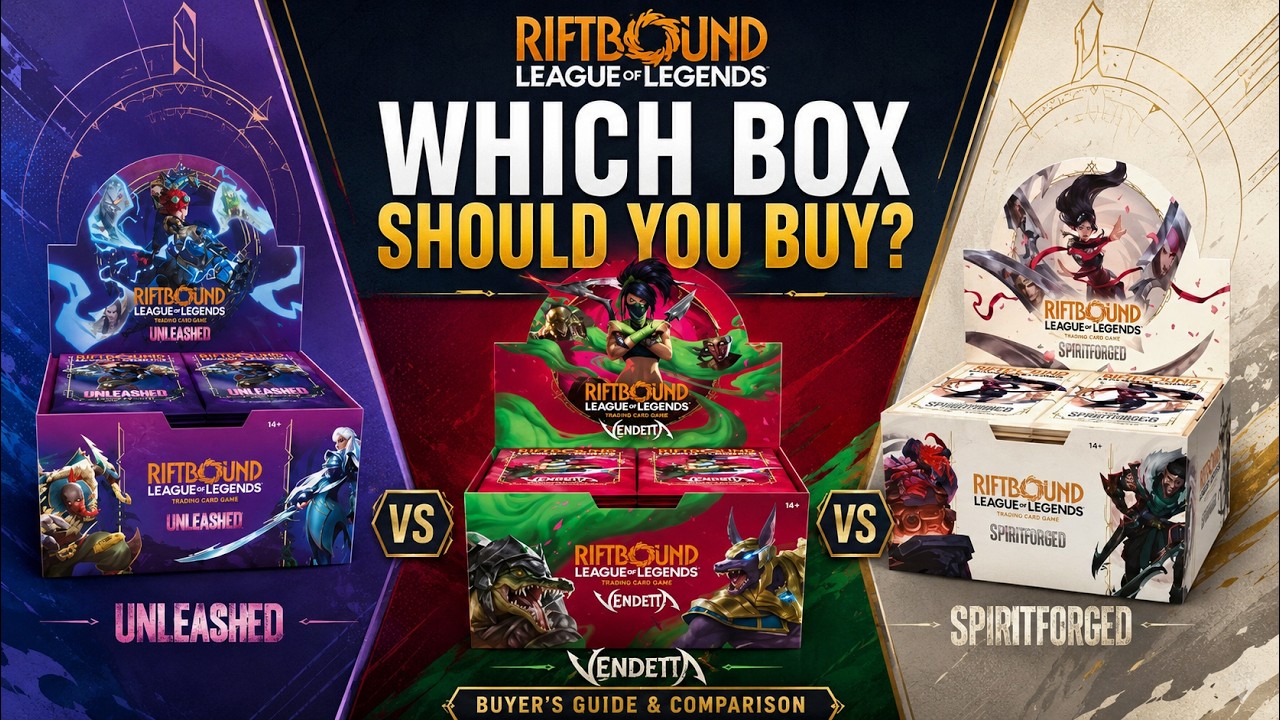 Which Riftbound Booster Box Should You Buy? Unleashed vs Vendetta vs Spiritforged