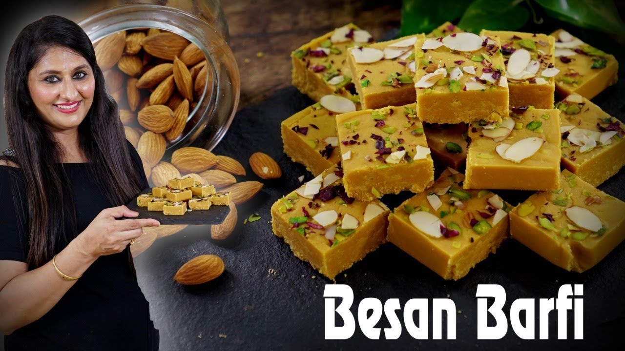 Besan Barfi Recipe | दिवाली में आसान तरीके से हलवाई जैसे बेसन बर्फी बनाने का तरीका