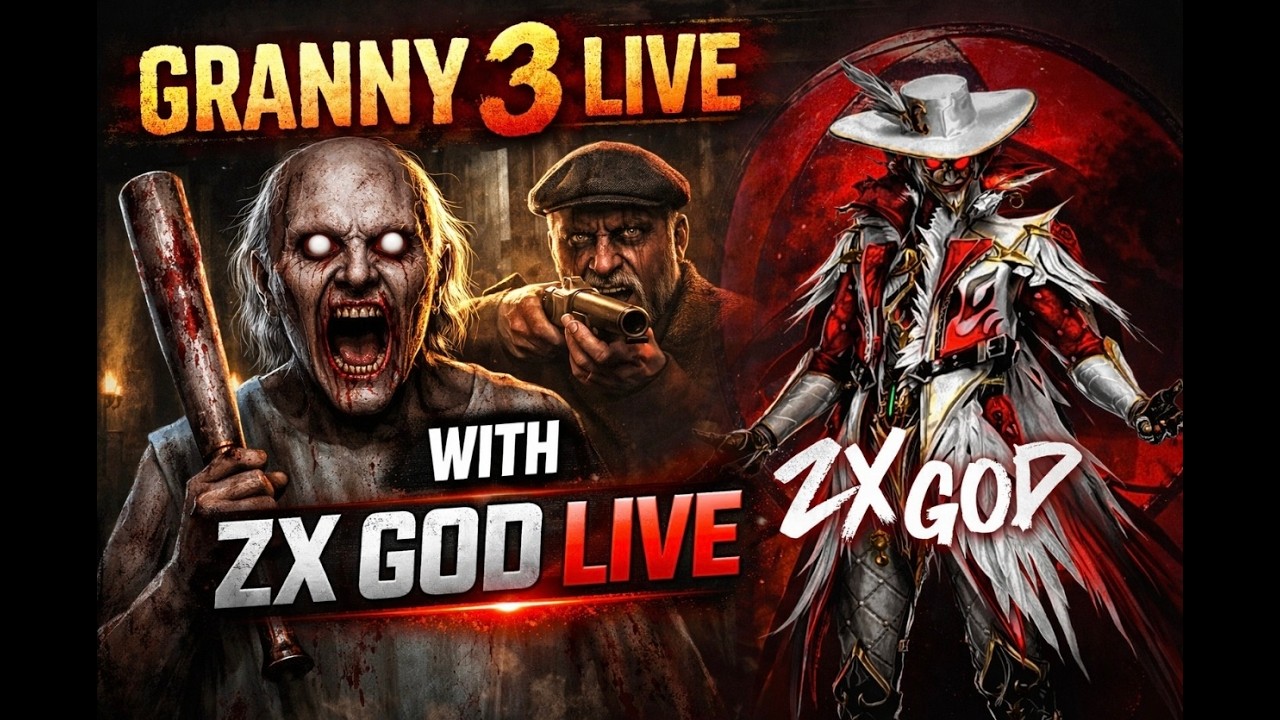 GRANNY 3 IS LIVE 😱 HORROR GAME PLAY #granny #granny3 #shortlive #shortsfeed