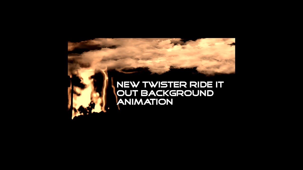 Twister ride it out brand new tornado background animation with music