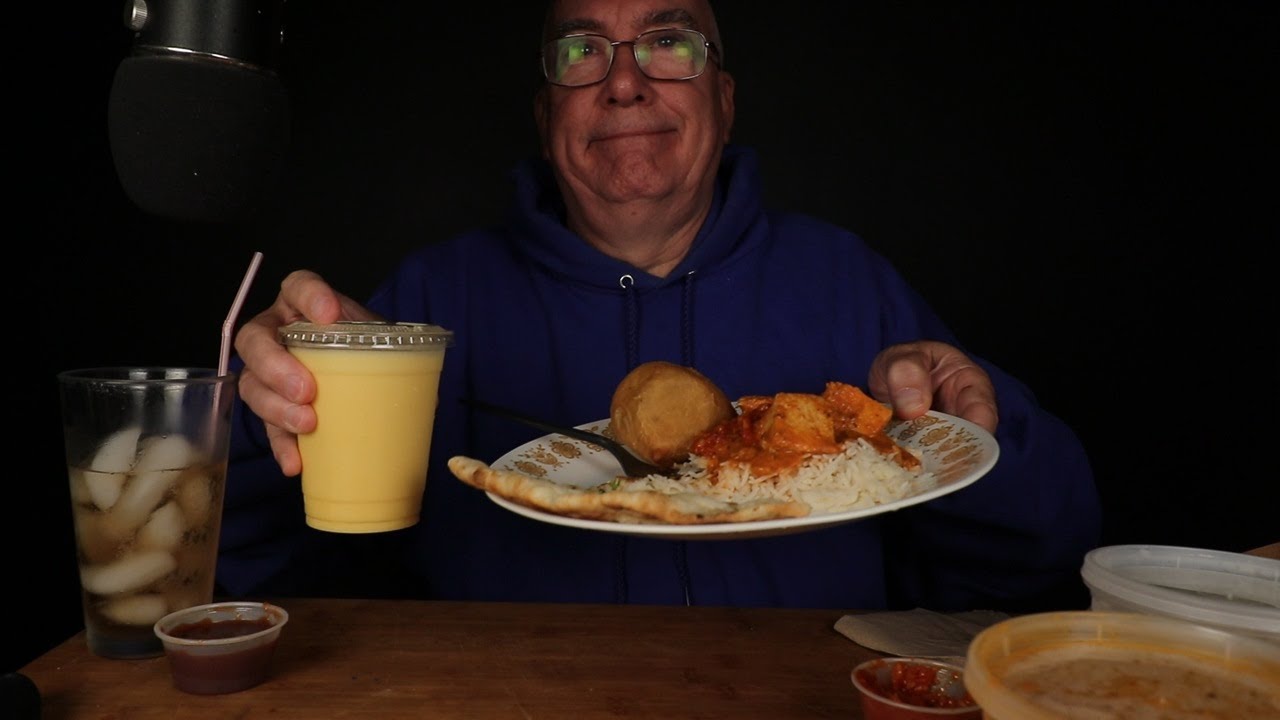 ASMR Indian Chicken Masala Mukbang Whispering
