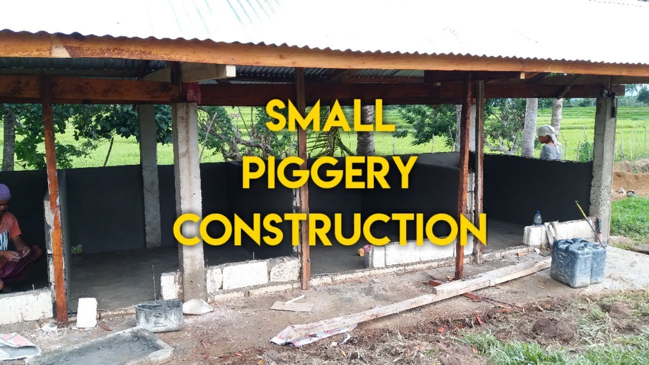 ÇONSTRUCTION OF MY SMALL PIGGERY