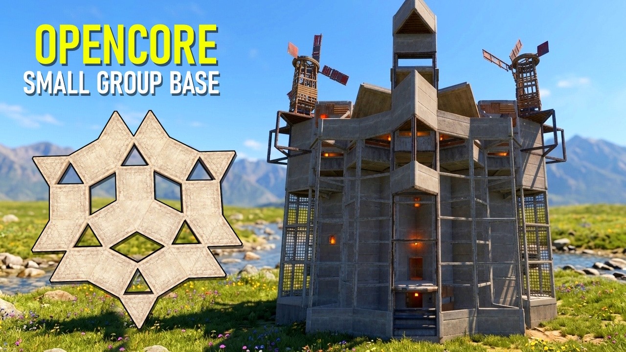 Rust OPENCORE Base Design (I Built the PERFECT Small Group Base in RUST)
