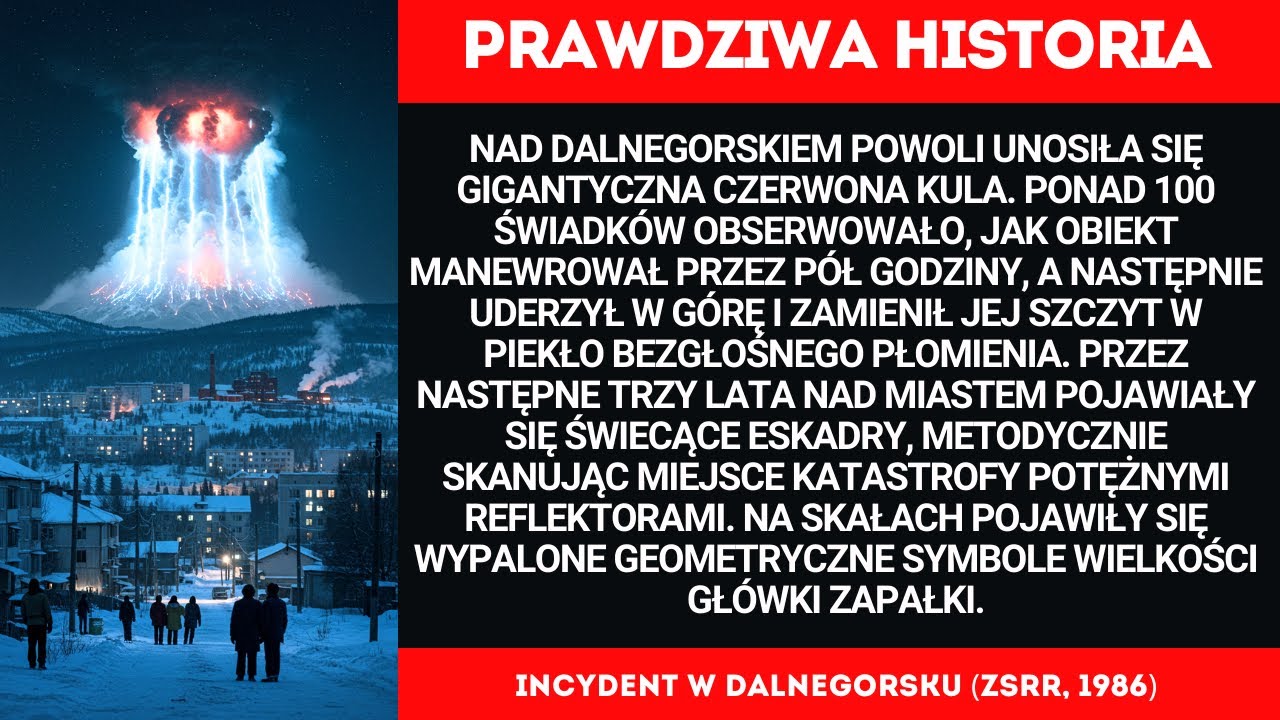 DALNEGORSK 1986: UFO ROZBIŁ SIĘ W ZSRR | PRAWDZIWE NAGRANIA + DOWODY | WZG&Oacute;RZE 611