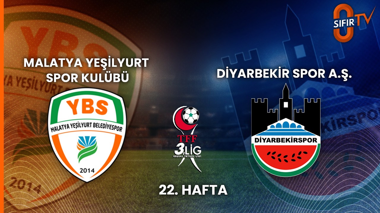 MALATYA YEŞİLYURT SPOR KULÜBÜ - DİYARBEKİR SPOR A.Ş.
