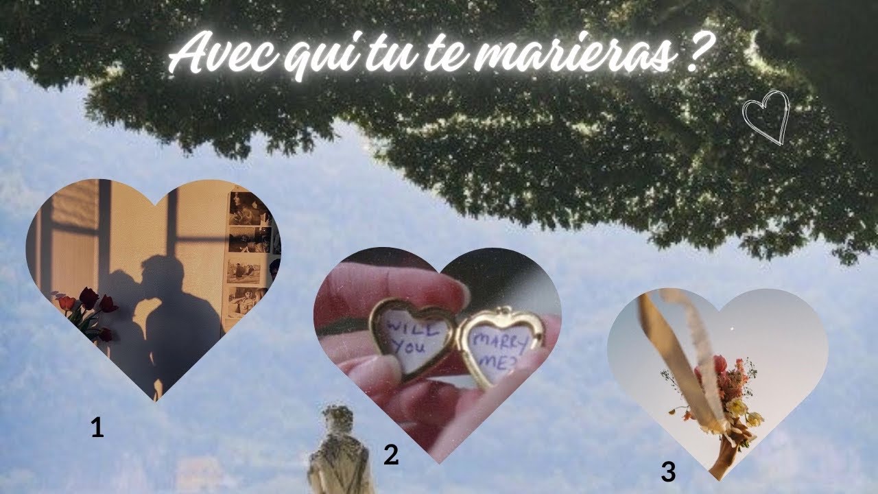 💒 AVEC QUI TU VAS TE MARIER ? 🩷 TOUT SUR TA FUTURE PERSONNE ✨ Tirage intemporel