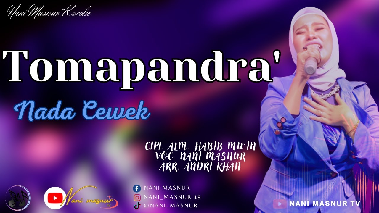 Tomapanra' Karoke Versi Nani Masnur II Musik By Andri Khan II Cipt. Habib Muin Dipopulerkan Saleh AS