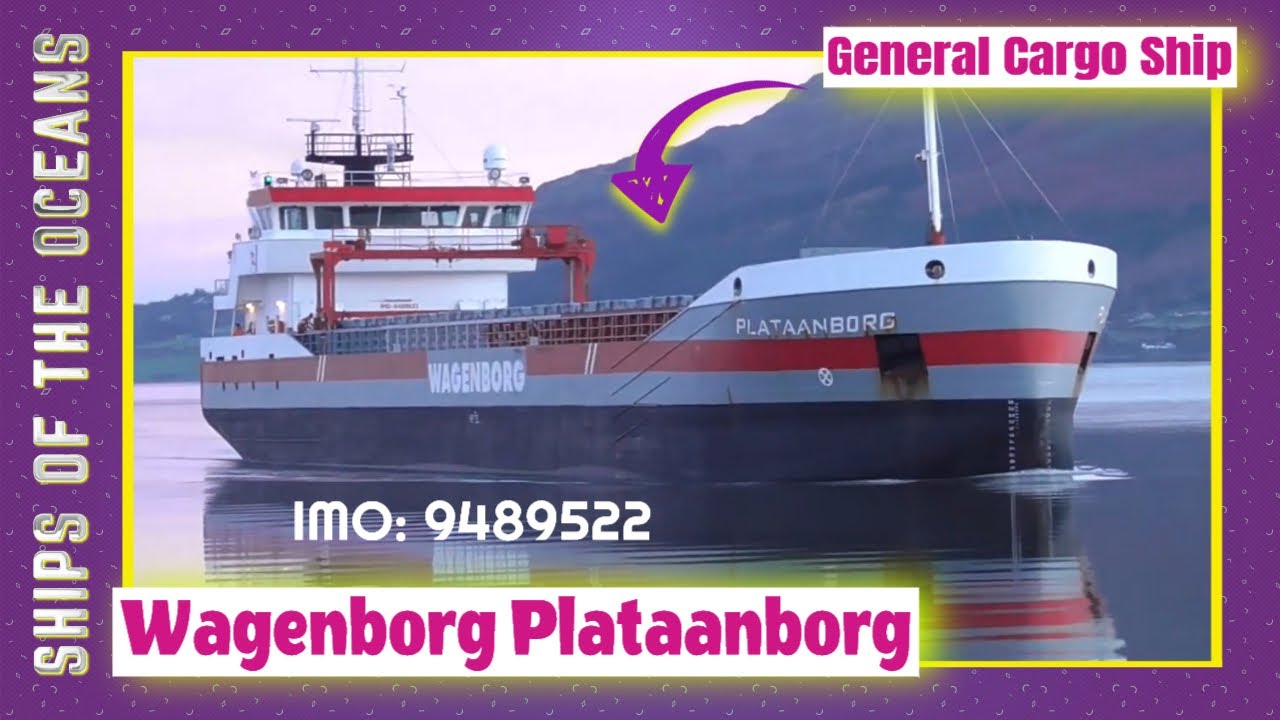 Wagenborg Plataanborg - General Cargo Ship arrives Warrenpoint Harbour