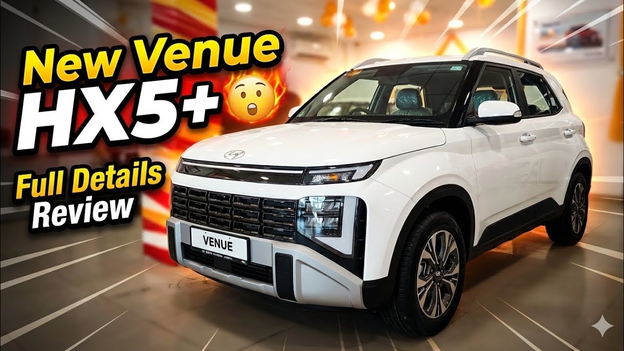 🚗New Hyundai Venue HX5+ Full Review Hindi🔥|Hyundai Venue HX5+ 2026 Me Kya Milta Hai? ✓