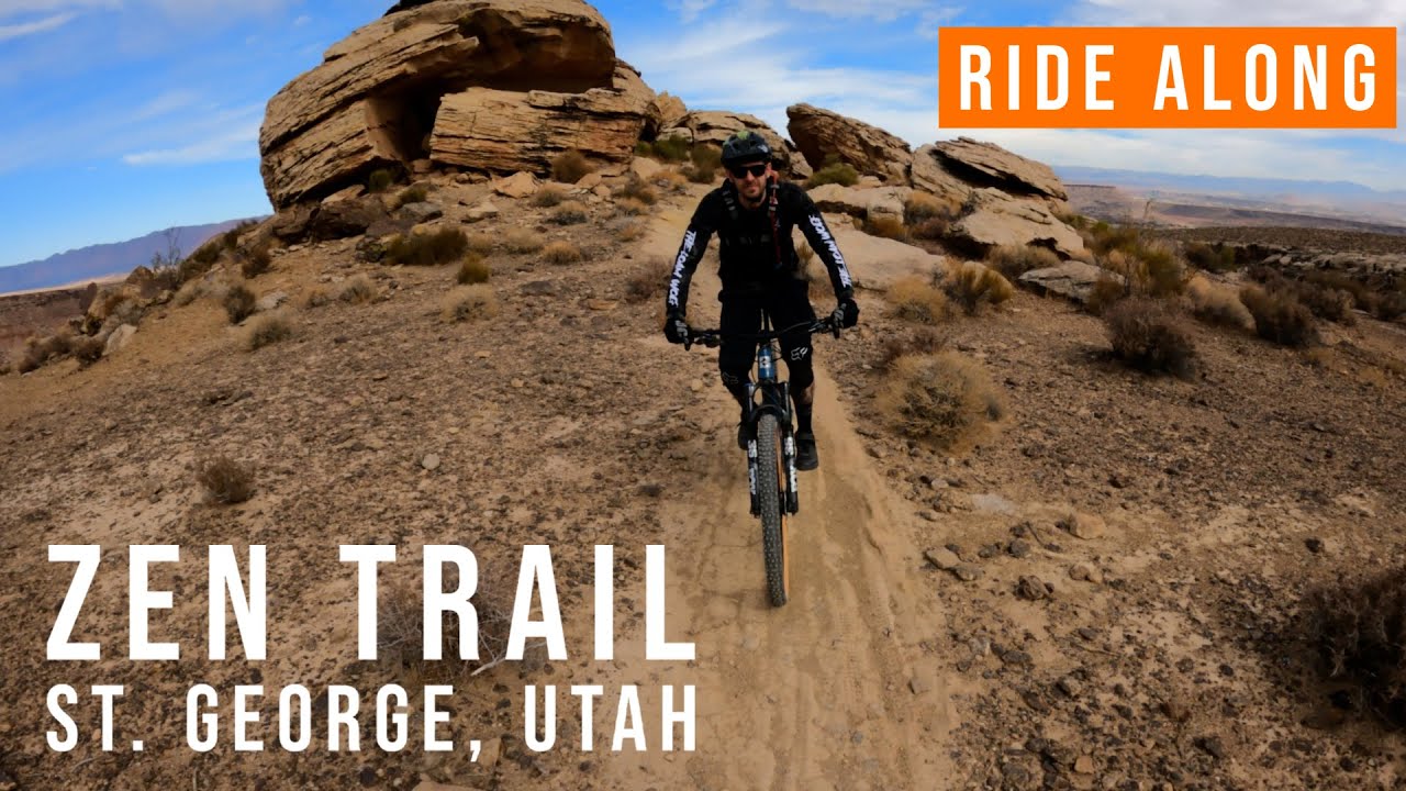 Трассы для горного велосипеда в Сент-Джордже, штат Юта — Zen Trail — серия Ride Along