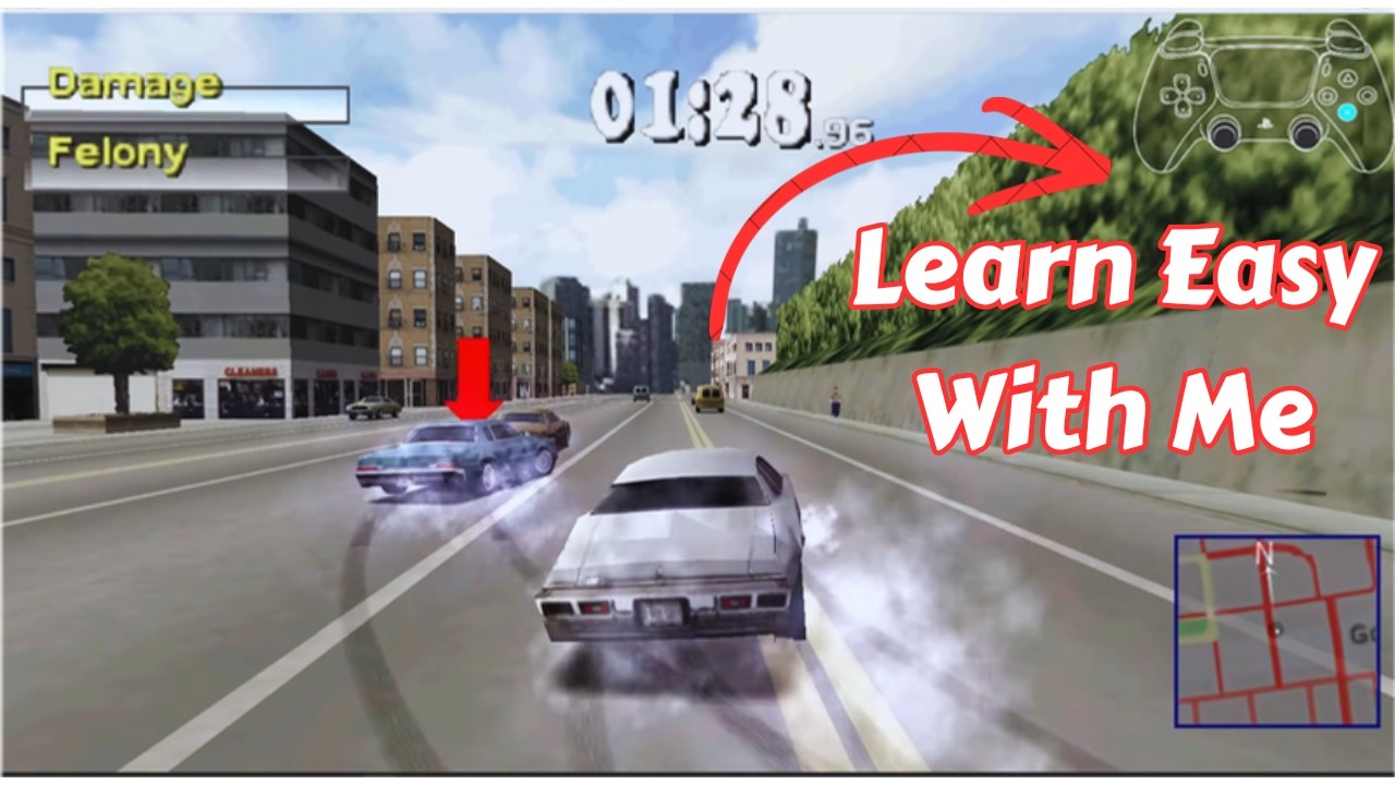 Driver 2 - Chicago Mission 1 2 3 4 5 6 7 8 Level Hard