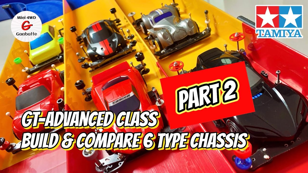 [ミニ四駆] TAMIYA | Main GT Advanced Pakai 6 Tipe Chassis | Part 2