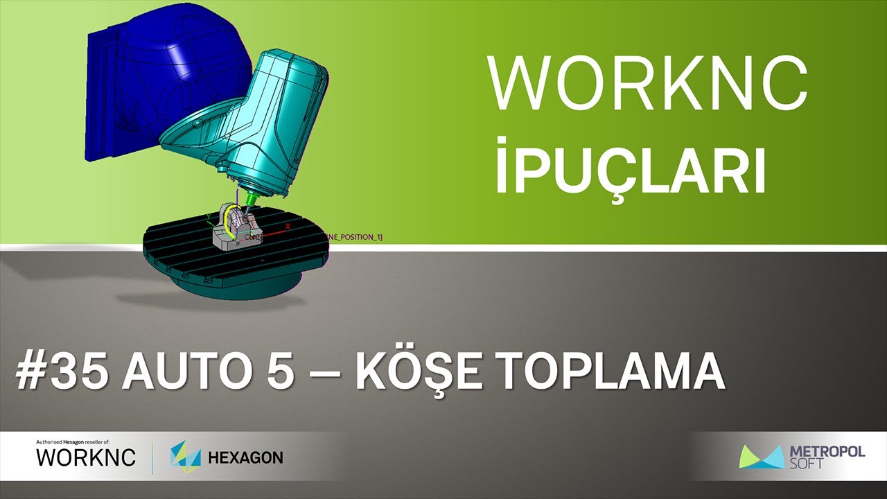 WORKNC İpuçları #35 AUTO5 - KÖŞE TOPLAMA | Metropolsoft
