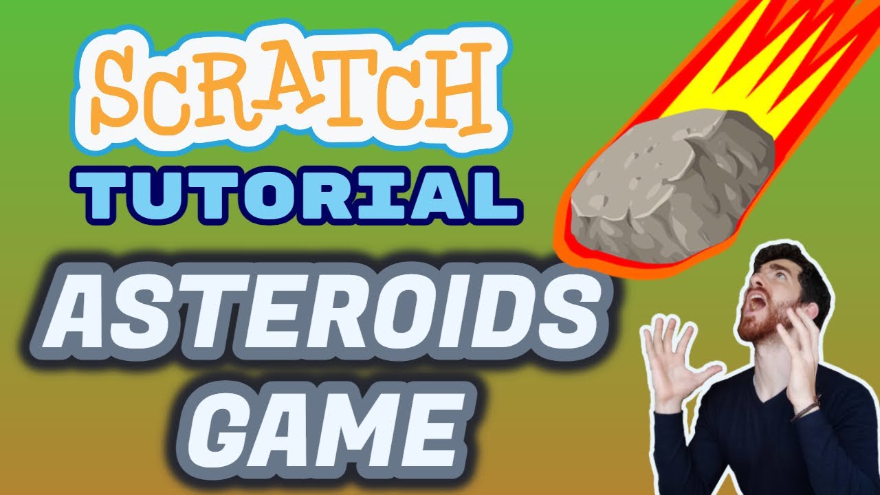 How to make ASTEROIDS game | Rock Blaster | Arcade - Scratch 3.0 Tutorial
