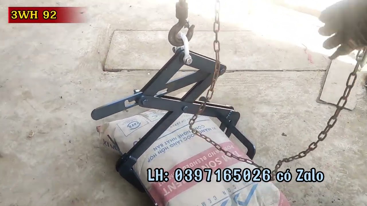 Thử Nghiệm Kẹp Bao Xi Măng, Bao Lúa Hiếu Bùi Quảng Nam0397165026