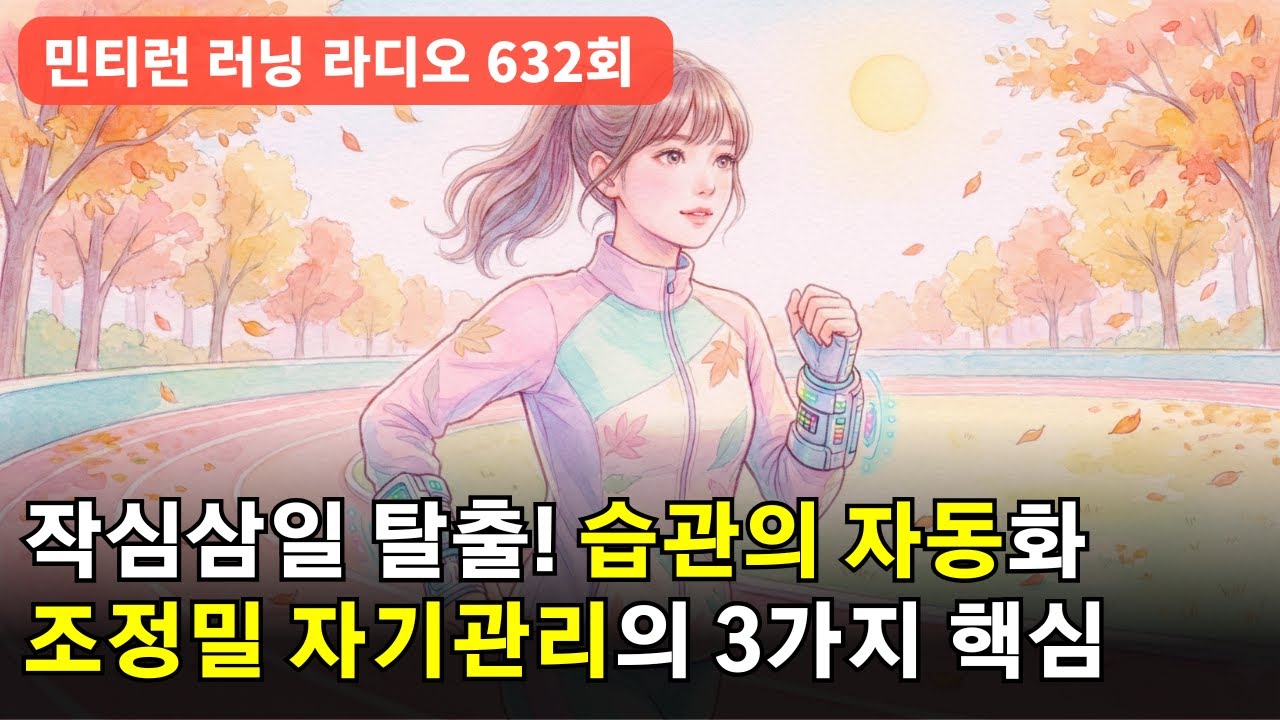 러닝 라디오 632회 - 습관 만들기 | 2026년 트렌드라는 초정밀 자기관리 | 을 잘 하기 위해 중요한 것 3가지 [S9 E32] [팟캐스트]
