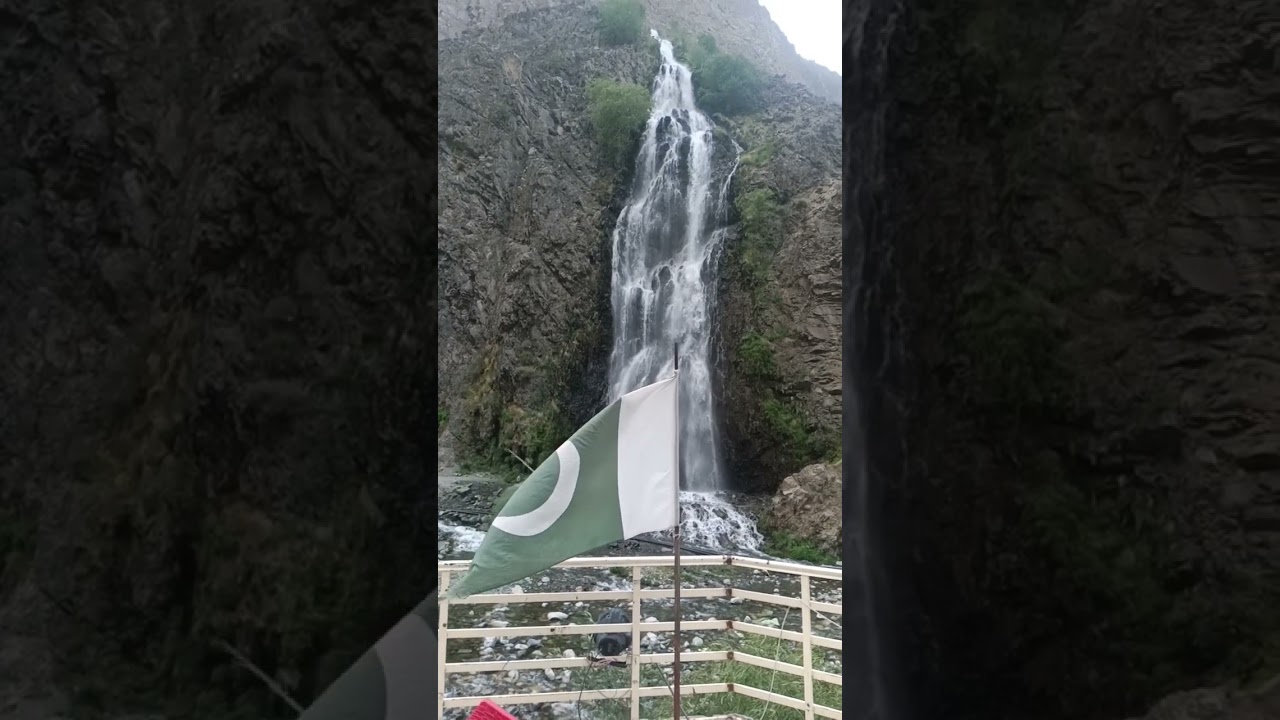 Manthokha Waterfall Pakistan Near Kargil Border #shorts #pakistan #lastvillage