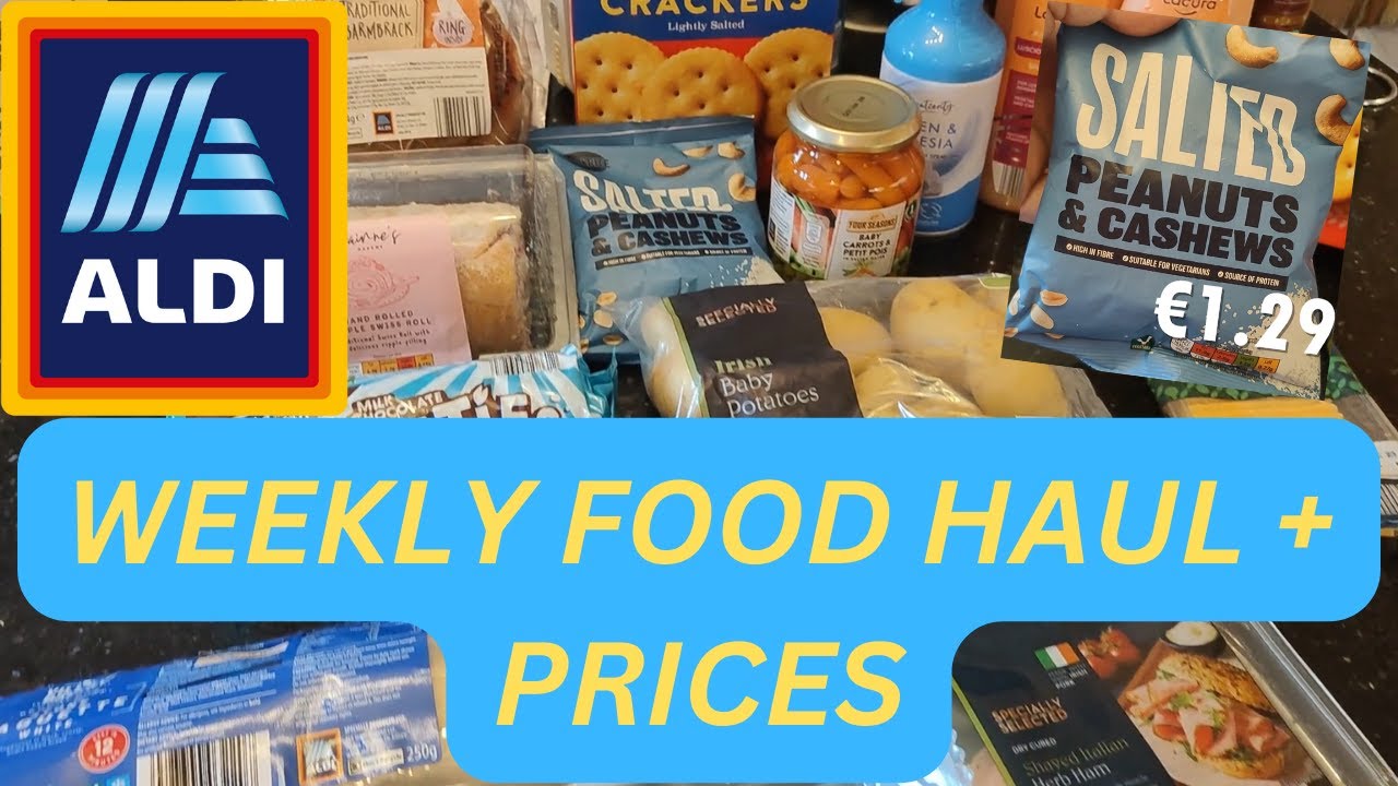 ALDI HAUL AND LOOK AROUND THE SHOP! DUBLIN IRELAND