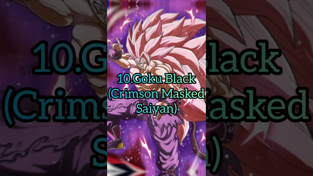 Top 15 Strongest Super Dragon Ball Heroes Charaters #anime  #dbsh #dbs #shorts