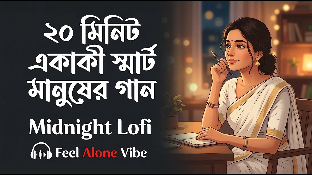 Bangla Dark Music LoFi Songs for Desi Men Who Stay Silent 🌙 রাতের একাকি না বলা কষ্টের গান 2026