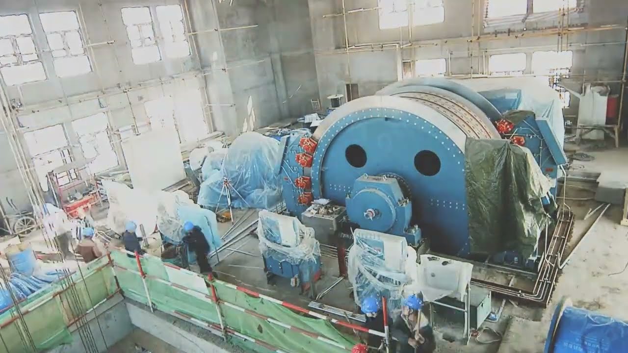 ABB mine hoist installation in action: elevating underground operations