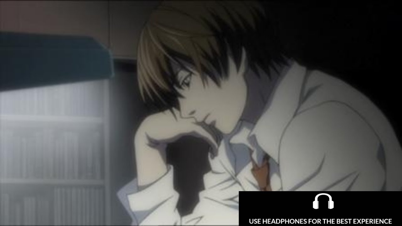 Study with light Yagami / Death Note OST LOFI anime lofi video & chill   rainy mood