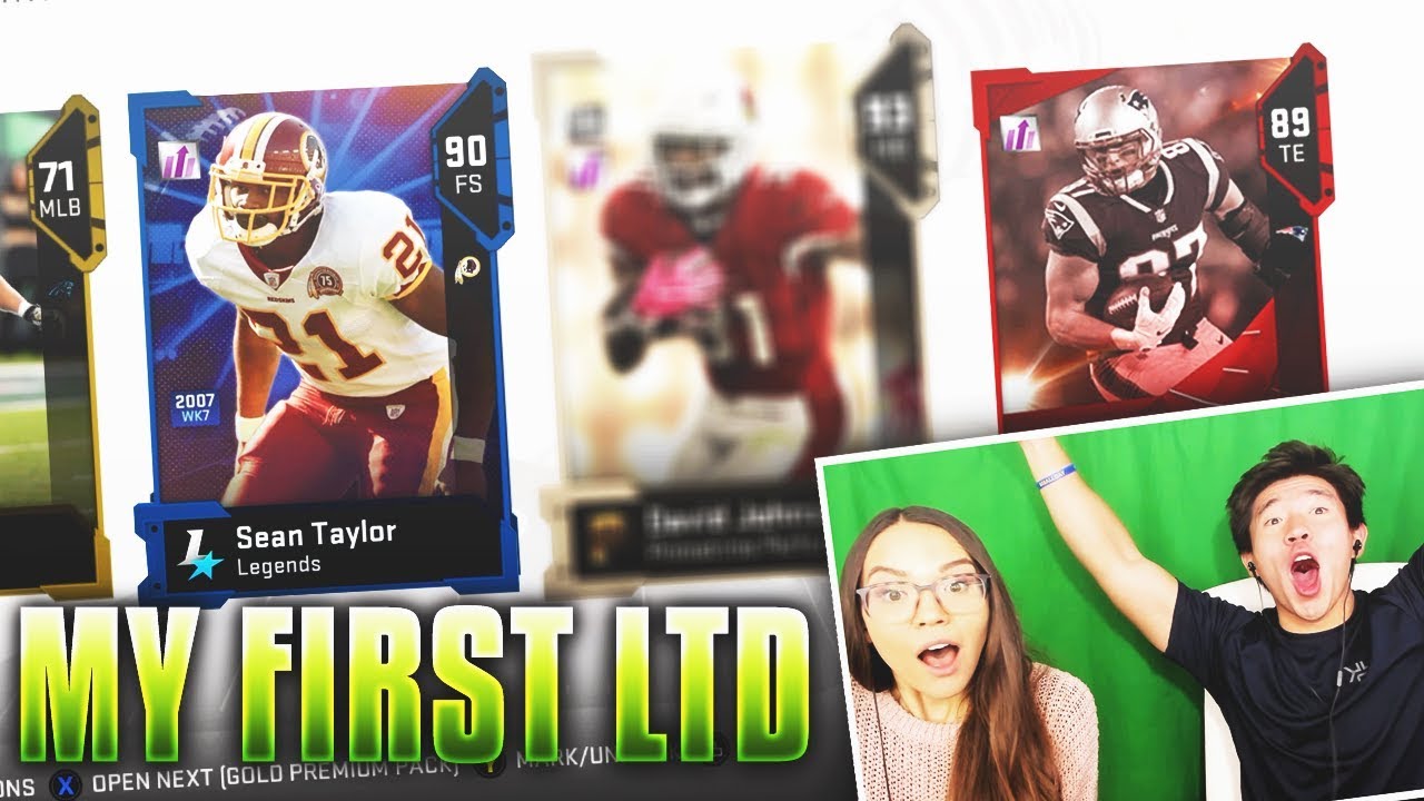 MY FIRST LTD PULL! MY GIRLFRIEND & I PULL THE RAREST CARD! Madden 19 Ultimate Team