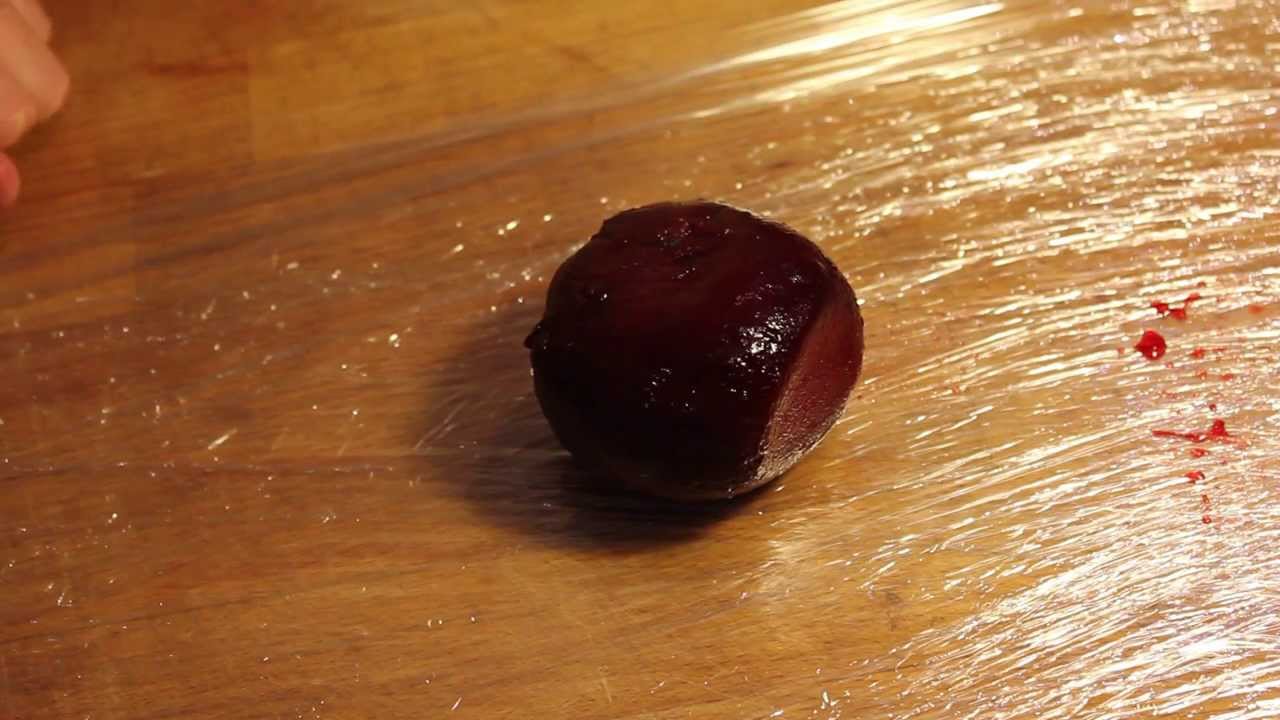 Mousse de Maroilles et condiments : Faire un coulis de betterave : Épisode 2/5