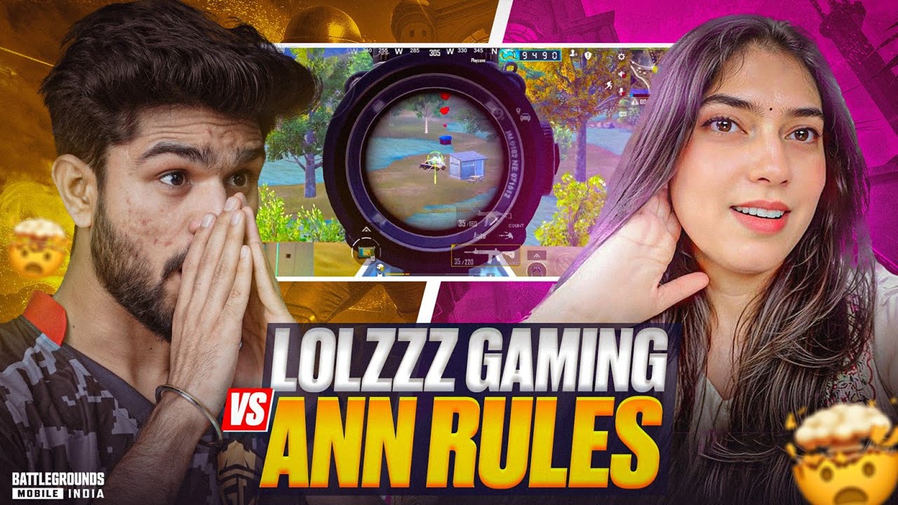 @LoLzZzGaming vs @AnjaliPlayzz7 UNEXPECTED 4v4 END ZONE FIGHT | LoLzZz vs GIRL STREAMER
