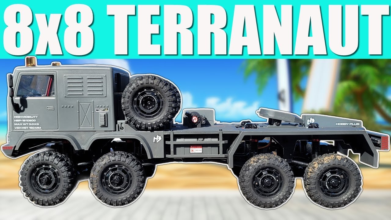8x8 Terranaut - НОВЕЙШИЙ радиоуправляемый автомобиль от Hobby Plus - это ЗВЕРЬ!