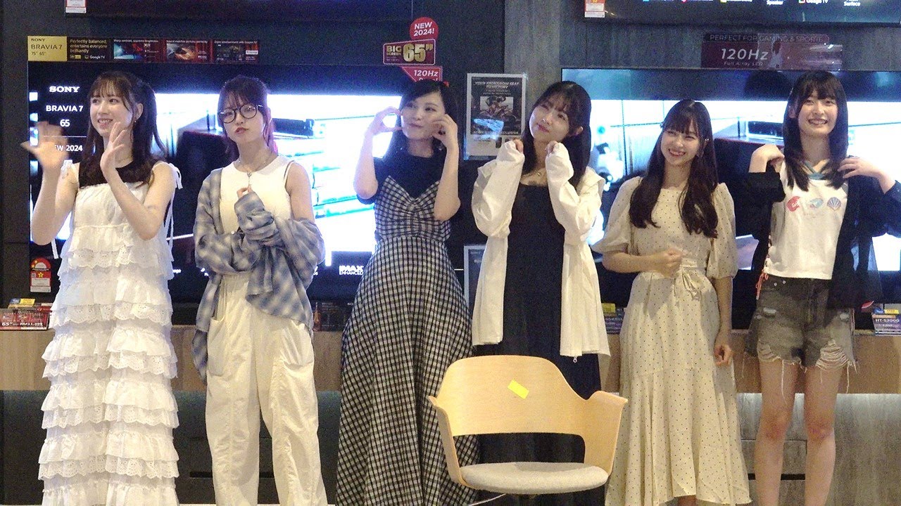 AKB48 at Sony's Flagship store Lalaport BBCC during Bon Odori 2024 盆踊りlucky draw event