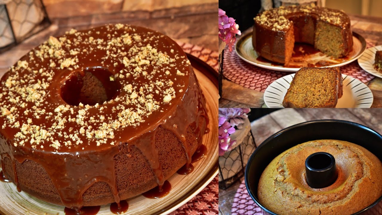 كيكة التمر الشهيه بمذاق عالمي ولا غلطه  💪 مع صلصة التوفي The Date Cake