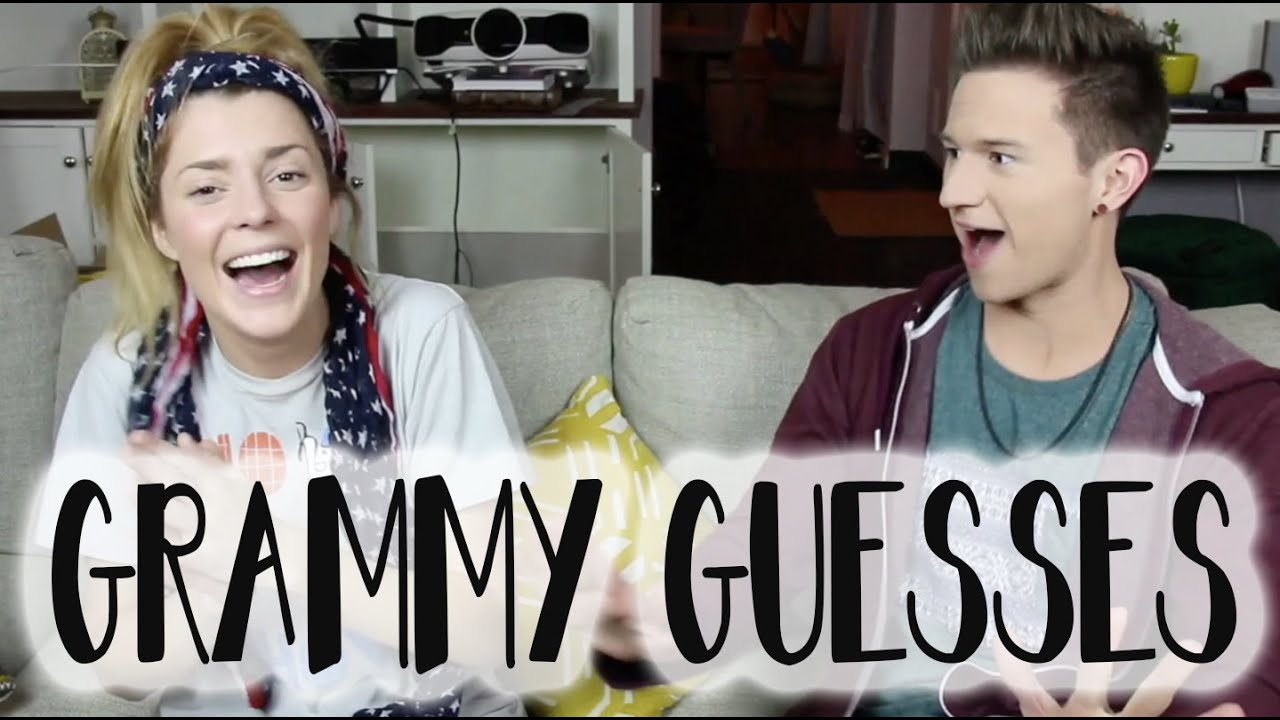 PREDICTING THE GRAMMY'S w/ RICKY DILLON // Grace Helbig