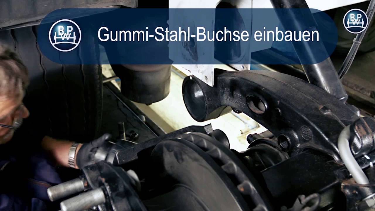 BPW ECO Air COMPACT: Austausch Stahl Gummi Buchse