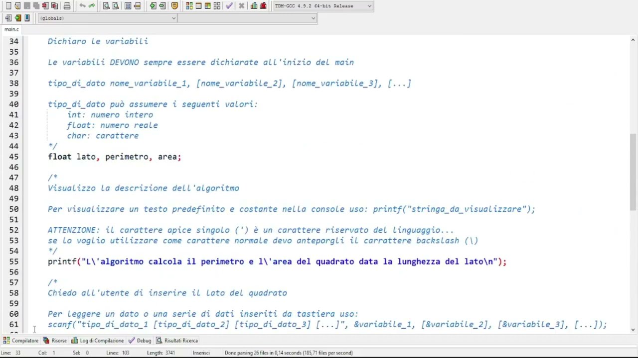 Le basi del linguaggio