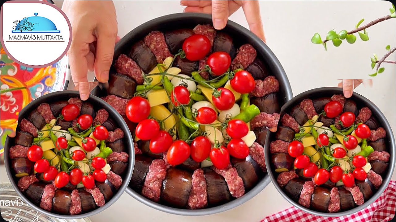 ENFES KIYMALI PATLICANLI FIRIN KEBABI‼️Çok Lezzetli Nefis👌