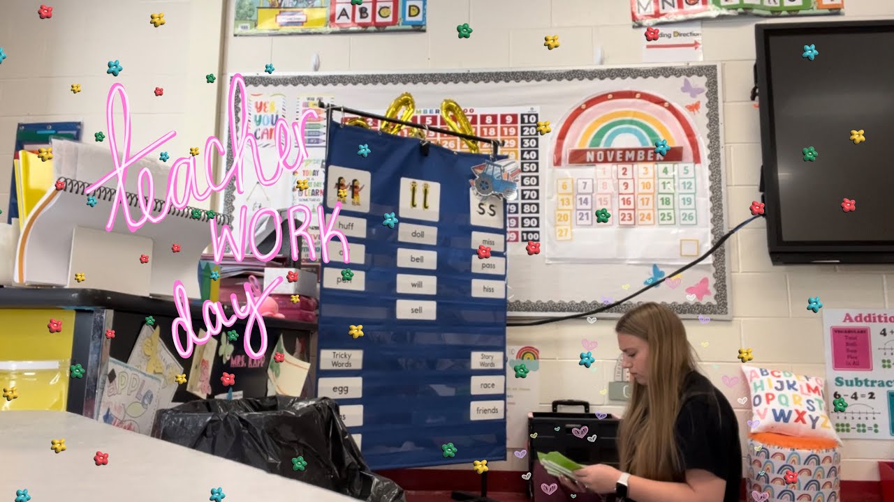 teacher work day (vlog)