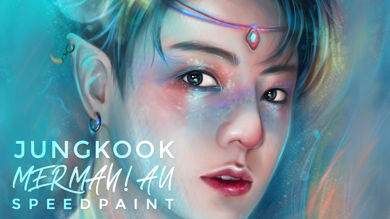 [SPEEDPAINT] JUNGKOOK - Merman!au for Mermay