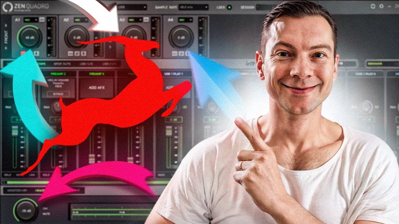 Роутинг, маршрутизация звука Antelope на примере Zen Quadro Synergy Core. Сценарии использования.
