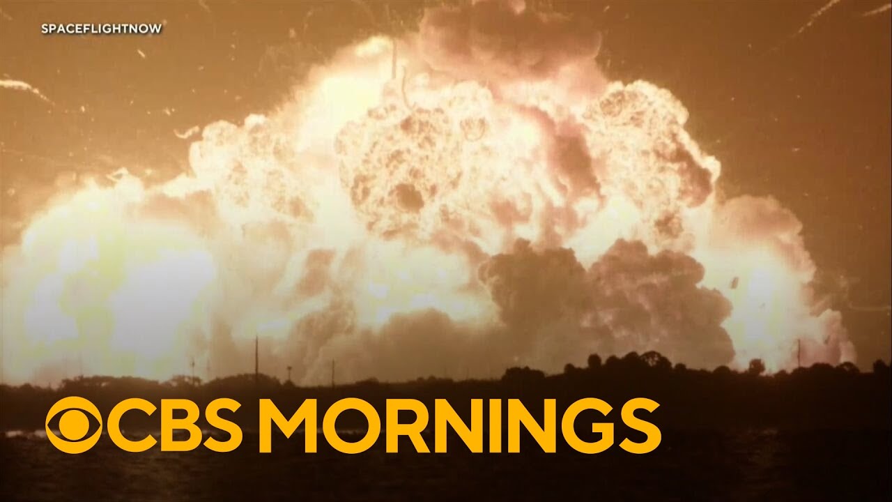 Blue Origin rocket explodes in spectacular fireball