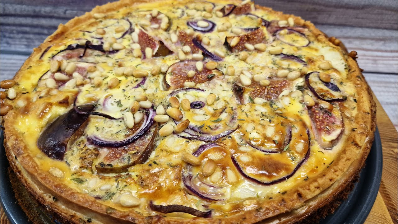 Thermomix®  TM6 - TM5 - TM31  Birnen-Feigen-Quiche