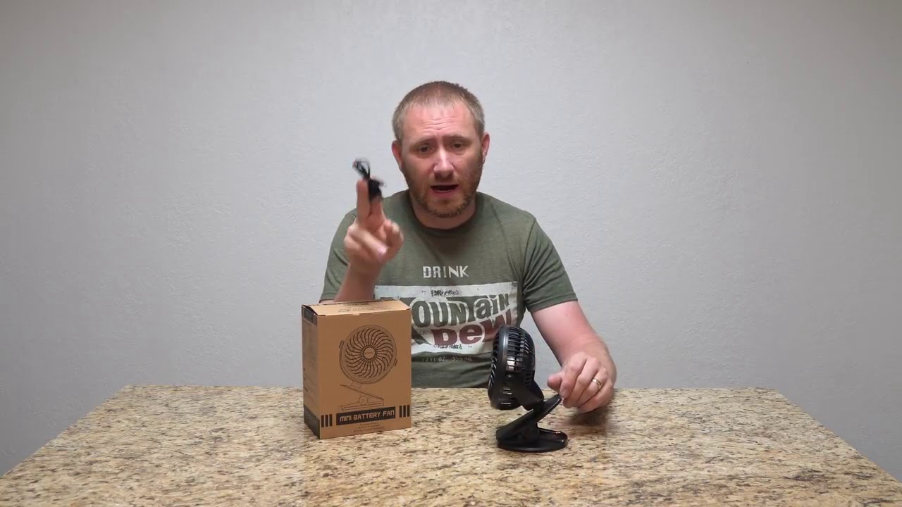 Brigenius Mini Battery Powered Clip Fan Review